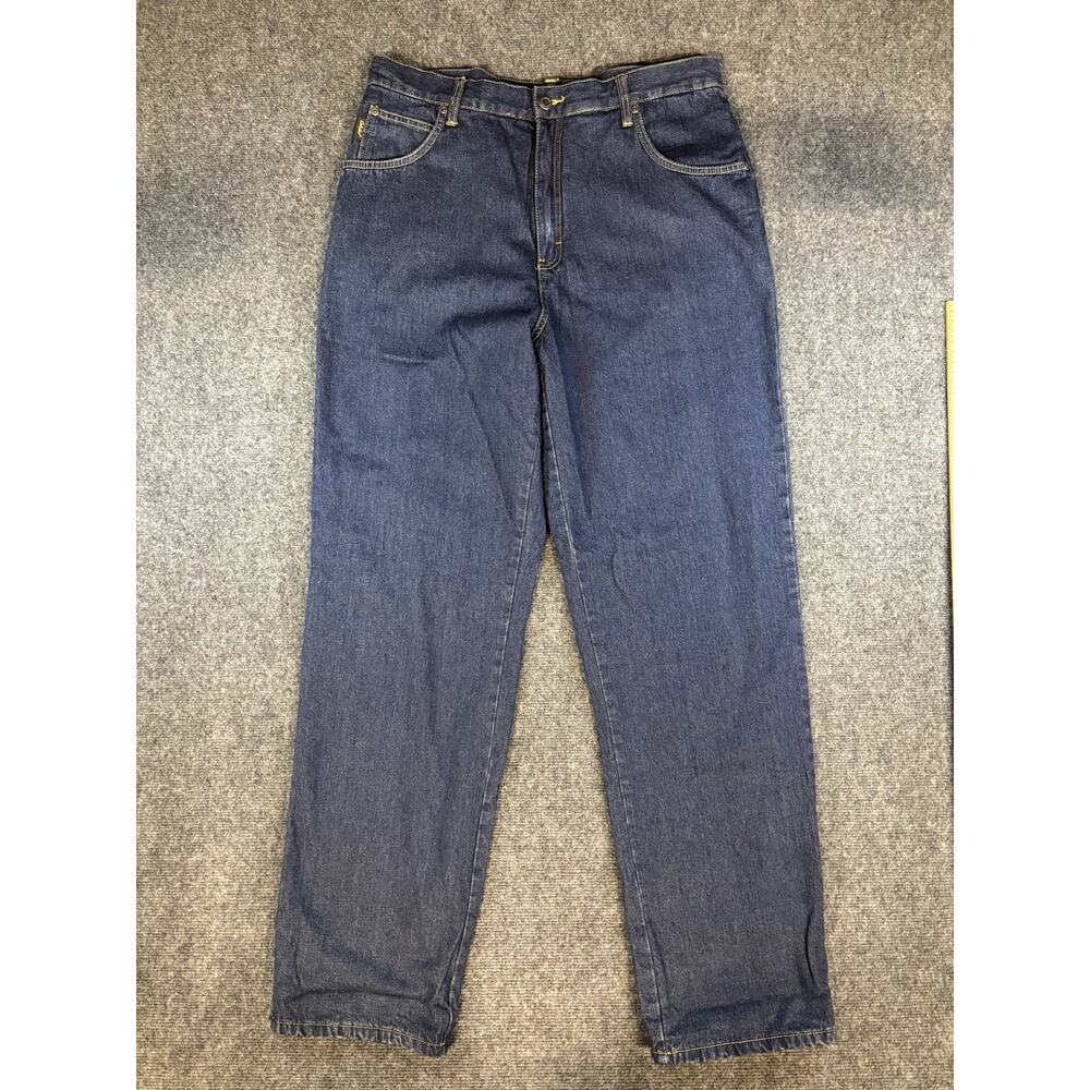 Cabela's Jeans Women's Size 16 Tall Blue Denim Lined Casuals Pockets Straight